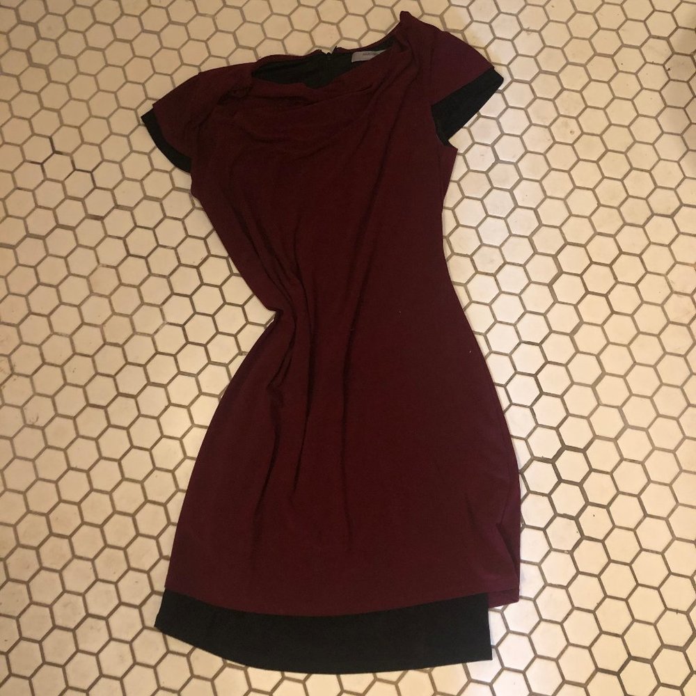 Marc New York burgundy dress